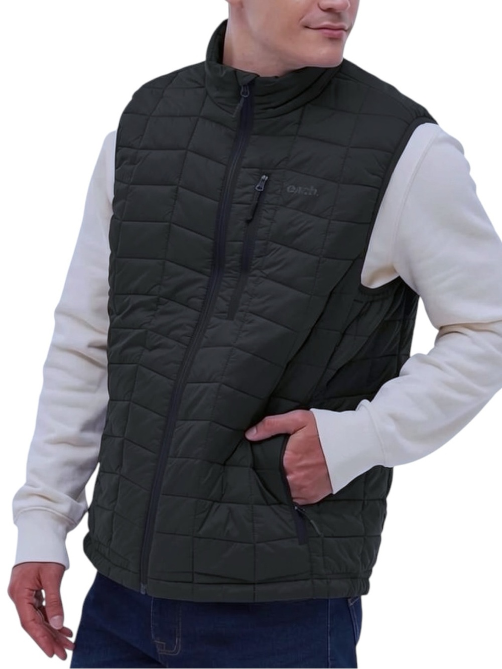 Bench Unisex Black Quilted Lightweight Packable (XL)